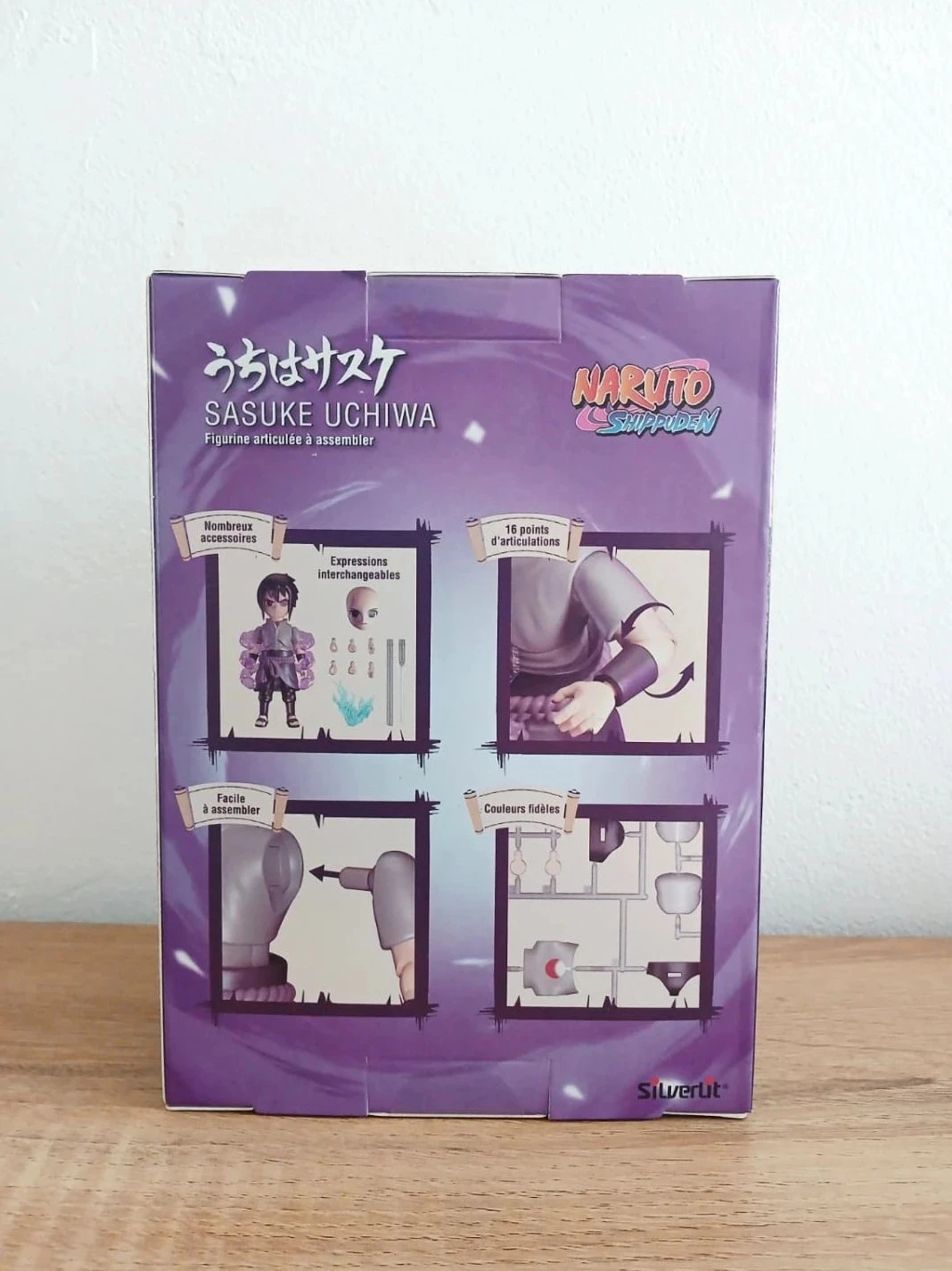 Figurine 12cm Silverlit Hero Builder Naruto Sasuke Uchiwa à construire – photo 3